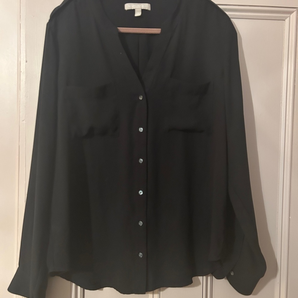 Banana Republic Black Blouse